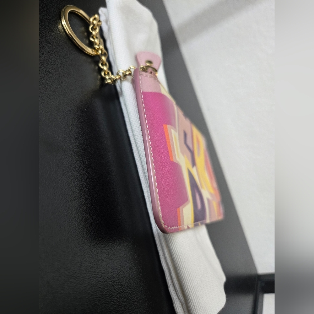 🛑SOLD‼️Salvatore Ferragamo Colorful Letter Wallet with Gold Accent - Picture 5 of 8